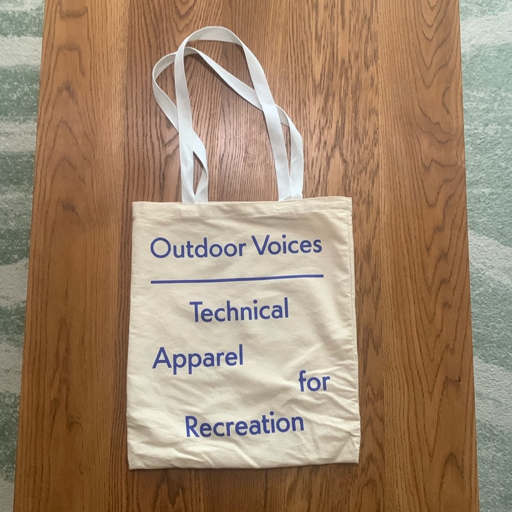 NWOT Outdoor Voices Signature Tote